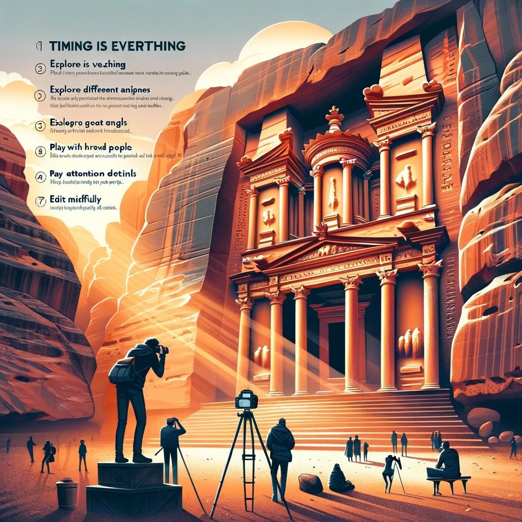 Photography Tips: How To Take Great Photos Visiting Petra, Jordan - Digital Art 