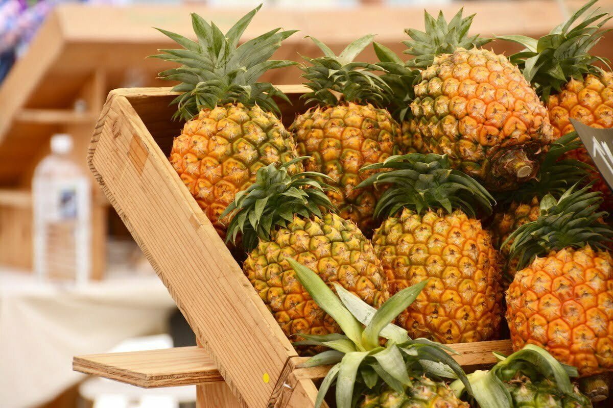 Pineapple to try in Mauritius 