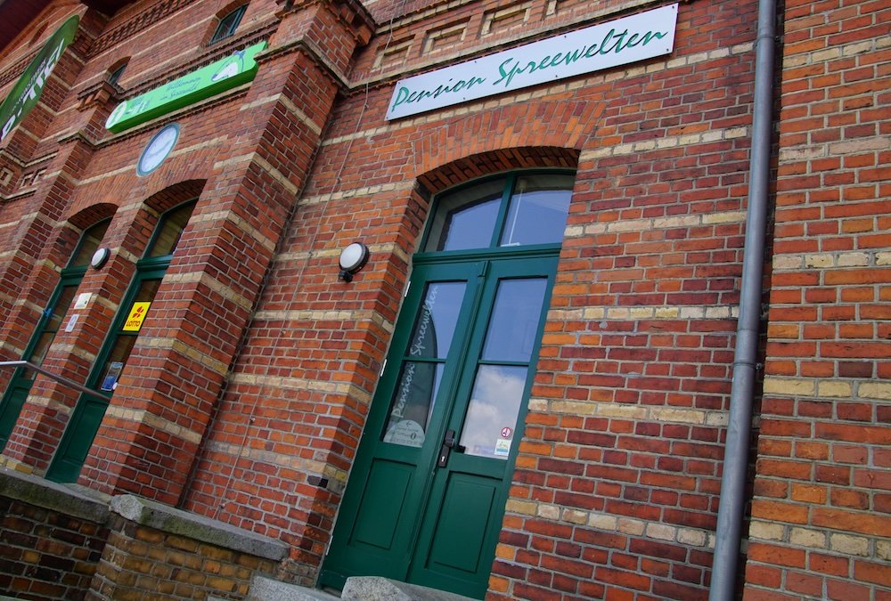 Repurposed Train Station in Lubbenau repurposed into a cultural or community space in Spreewald, Germany