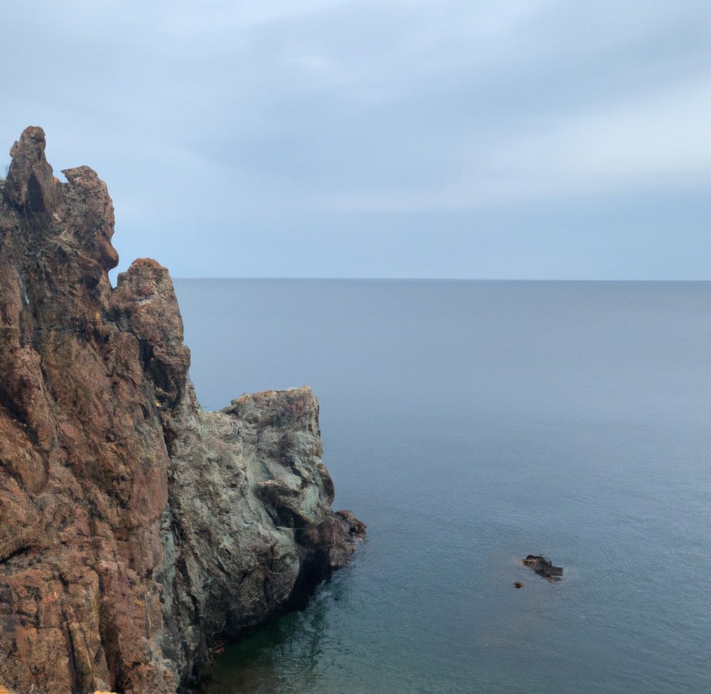 Rugged Japanese coastline 