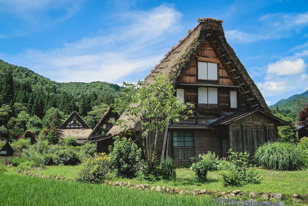 Rural farmhouse in Japan