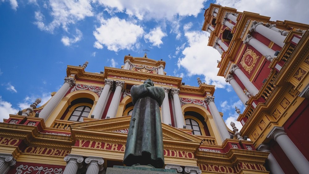 Salta Distinct Architecture From a low vantage point in Argentina 