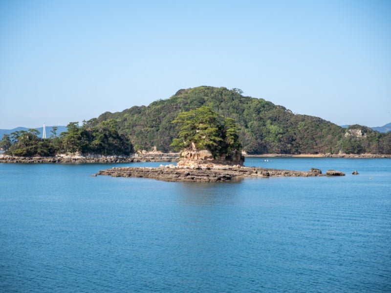 Sasebo natural scenery in Japan of an island 