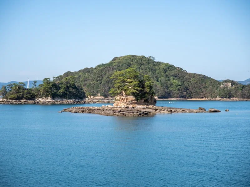 Sasebo natural scenery in Japan of an island 