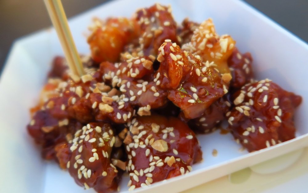 Savory street food bites in Taipei, Taiwan 