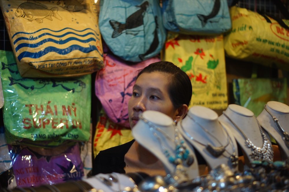 Shopping at a local market in Siem Reap, Cambodia 