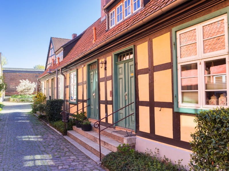 Stralsund local houses in Germany 