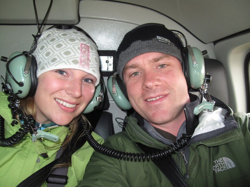 Taking a helicopter ride in British Columbia with the Traveling Canucks 