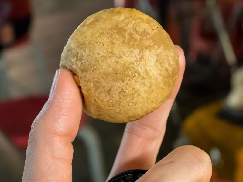 Taro ball is Taiwanese street food worth sampling in Taipei, Taiwan 