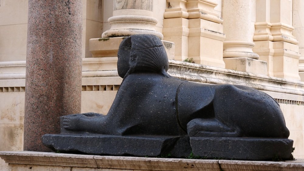 Temple of Jupiter Sphinx in Split, Croatia 