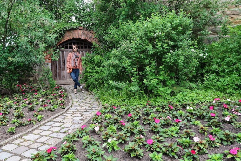 That Backpacker Audrey Bergner enjoying green spaces in Nuremberg, Germany 