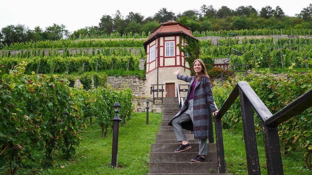 That Backpacker Audrey Bergner loving Saale-Unstrut, Germany 