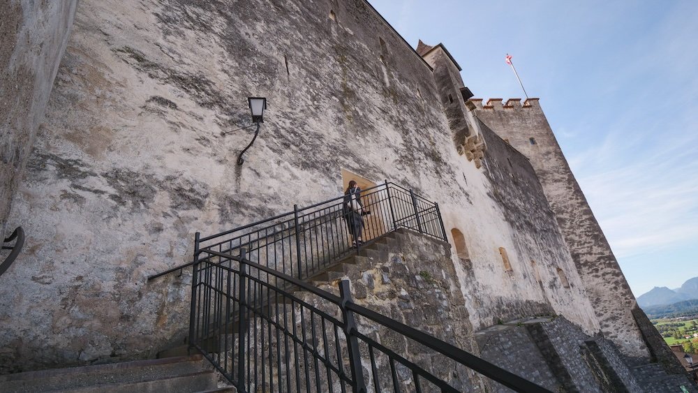 That Backpacker exploring Salzburg thoroughly 