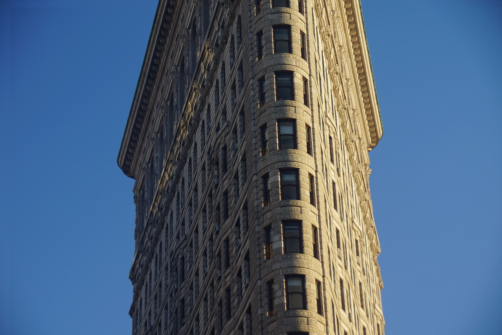 The Flatiron building in New York City