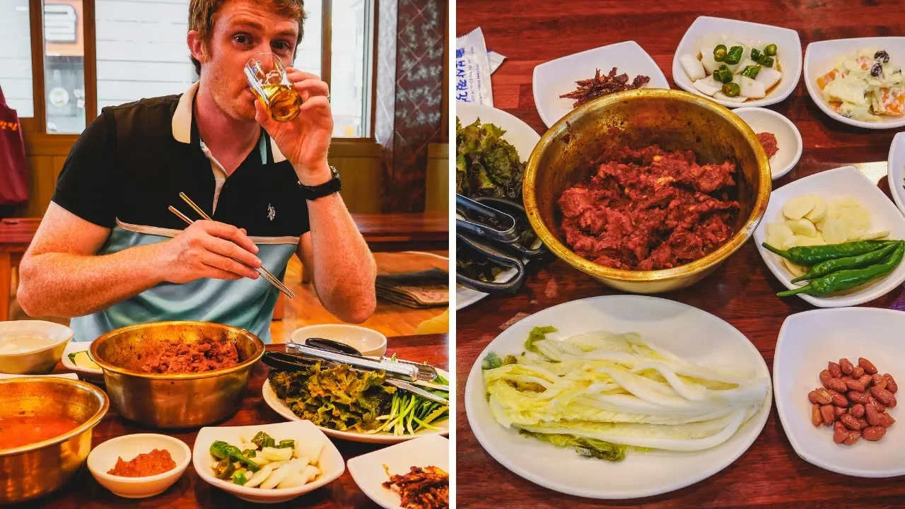 Top things to do in Daegu, South Korea including Nomadic Samuel feasting on Galbi Jjim 