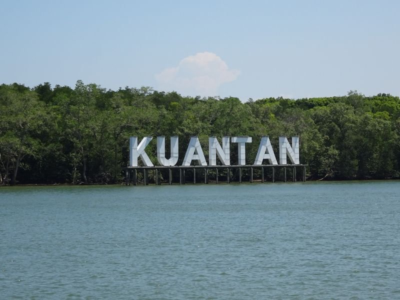 Top things to do in Kuantan, Malaysia for visitors with the city sign prevalent 