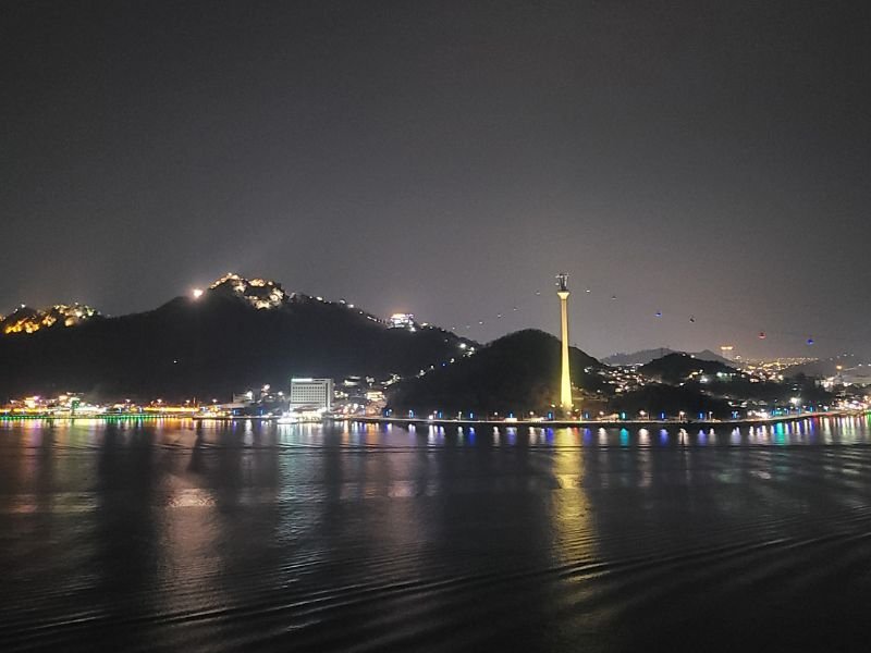 Top things to do in Mokpo for visitors including marvelling nighttime views of the city