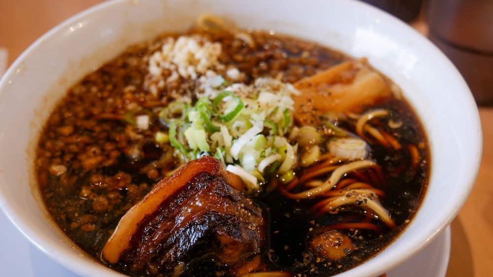 Toyama regional style variation of ramen 