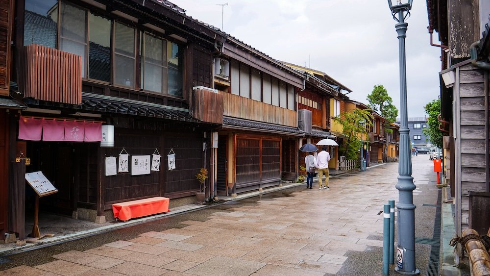 Traditional architecture in Kanazawa, Japan