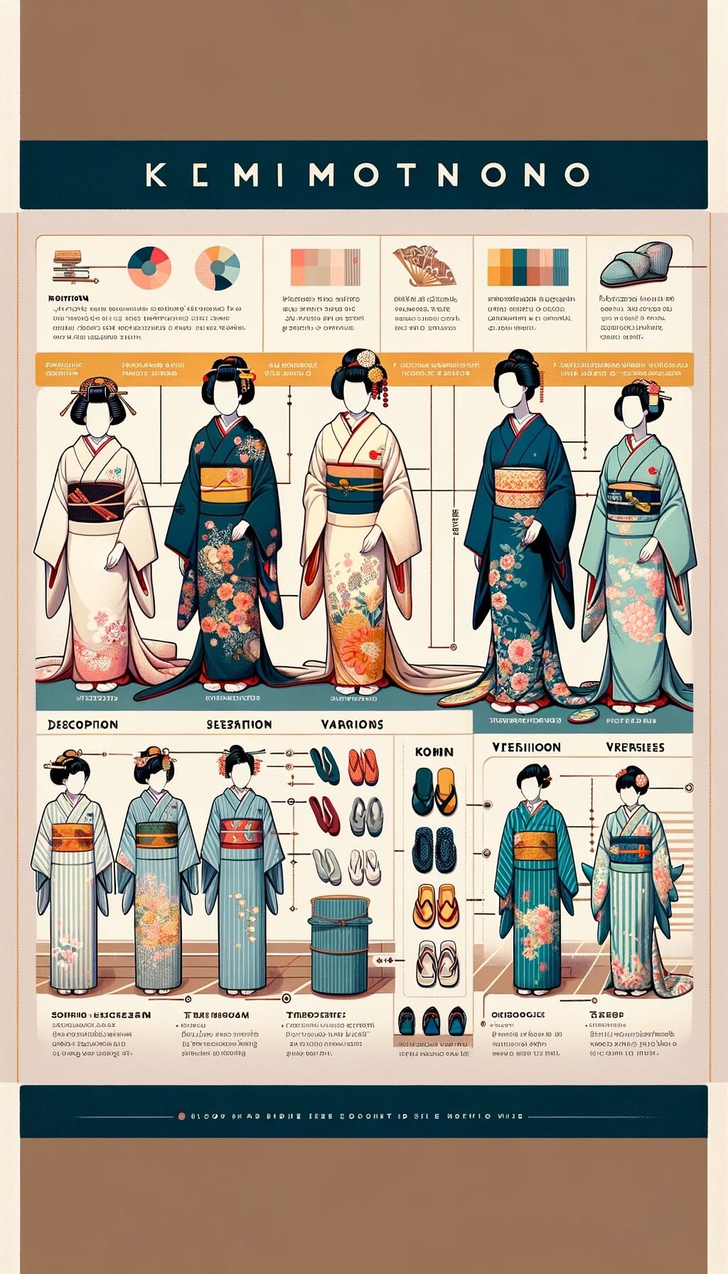 Traditional Clothing: The Kimono Infographic 