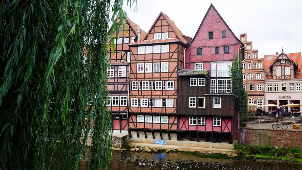 Traditional German architecture in Luneburg, Germany 