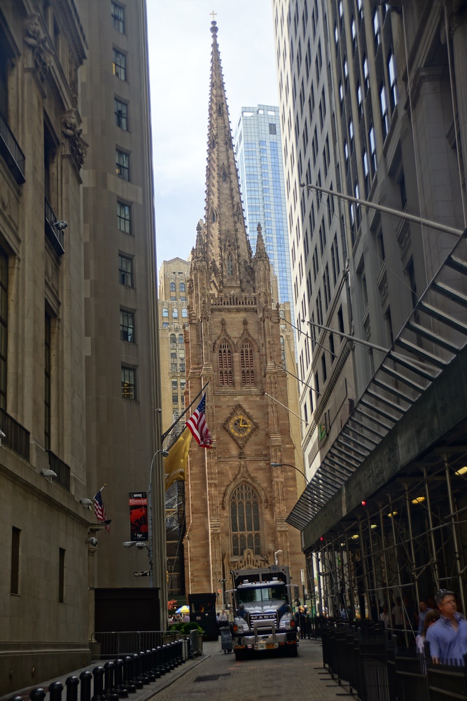 Trinity Church in downtown New York City