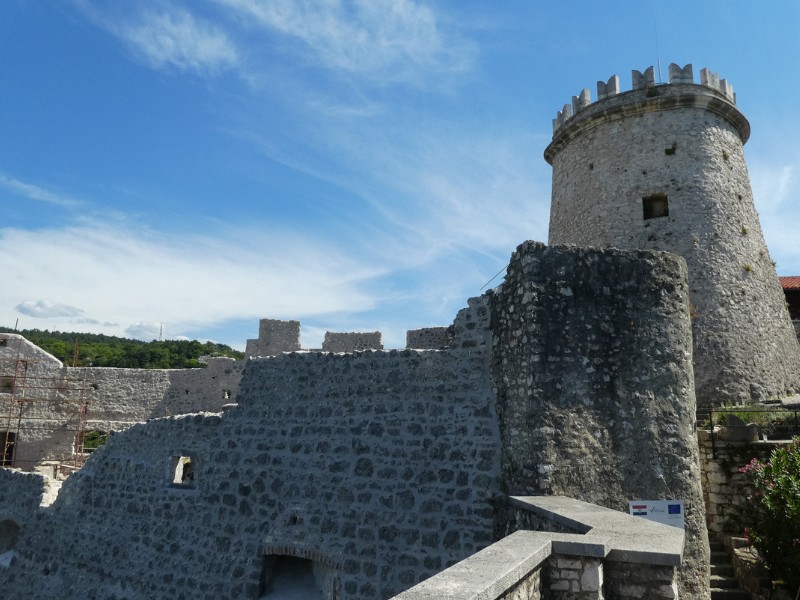 Trsat Castle in Rijeka, Croatia 