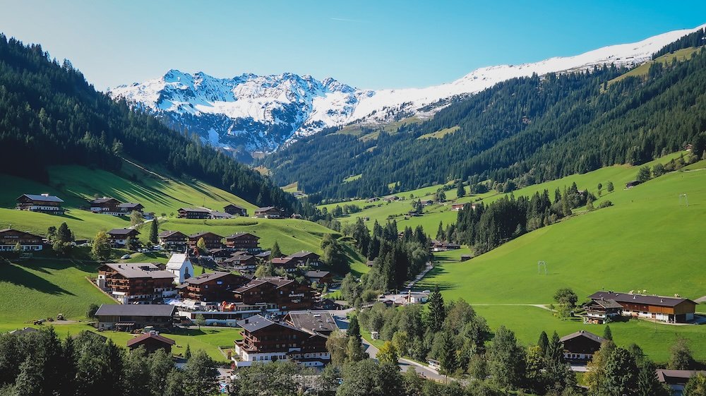 Tyrol epic valley views in Austria 