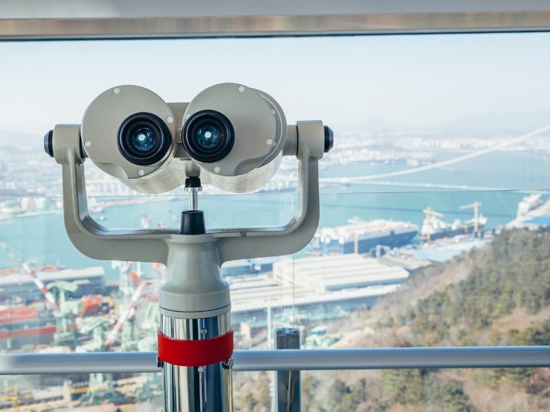 Ulsan bridge observatory views of the city 