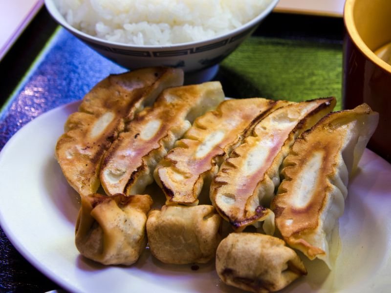 Utsunomiya is known for its famous gyoza which is often pan-fried 