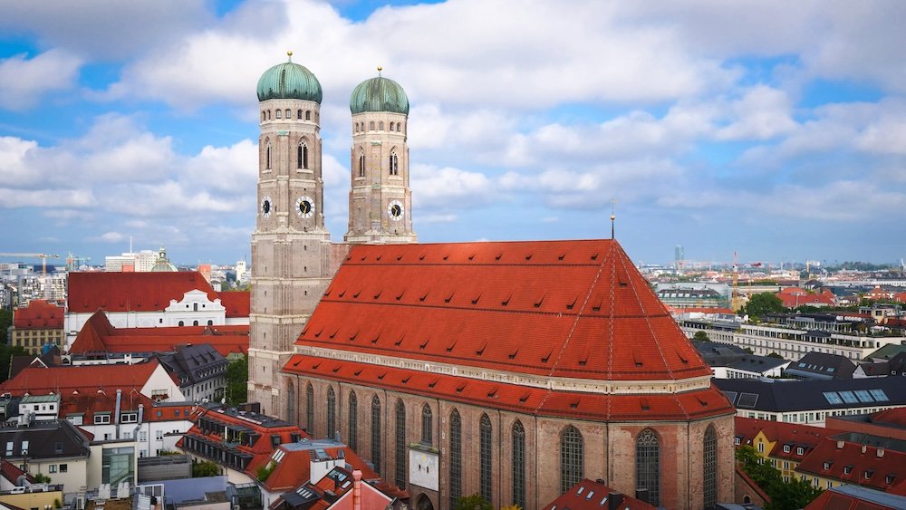 Views from Neues Rathaus New Town Hall offers stunning views of Munich from its tower in Germany