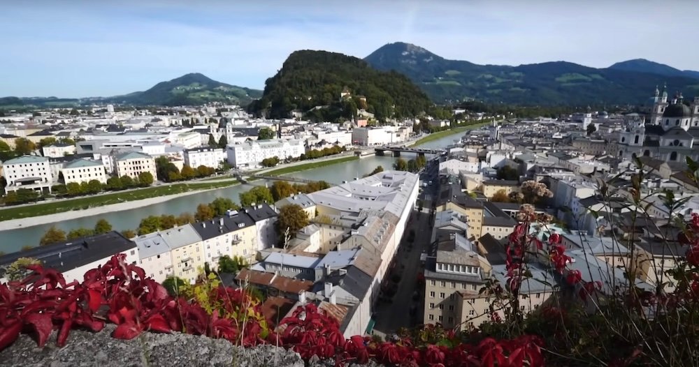 Views of Salzburg from Mönchsberg