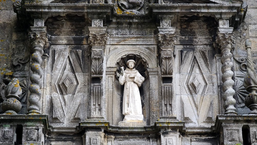 Views of the Church of Saint Francis Igreja de São Francisco from outside in Porto, Portugal