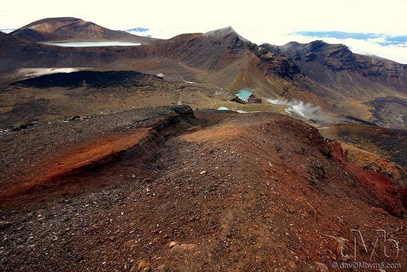 Volcanic topography in the heart of the Tongariro National Park.