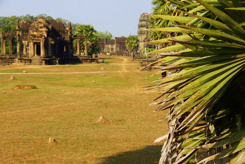 When visiting the temples you can use various vantage points and angles to capture some impressive photos at Angkor in Cambodia 