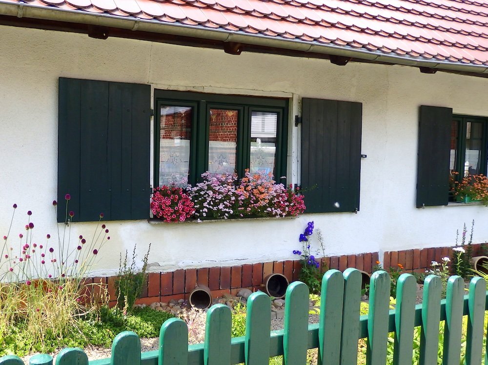 Window of our Spreewald guesthouse and accommodations in Germany 